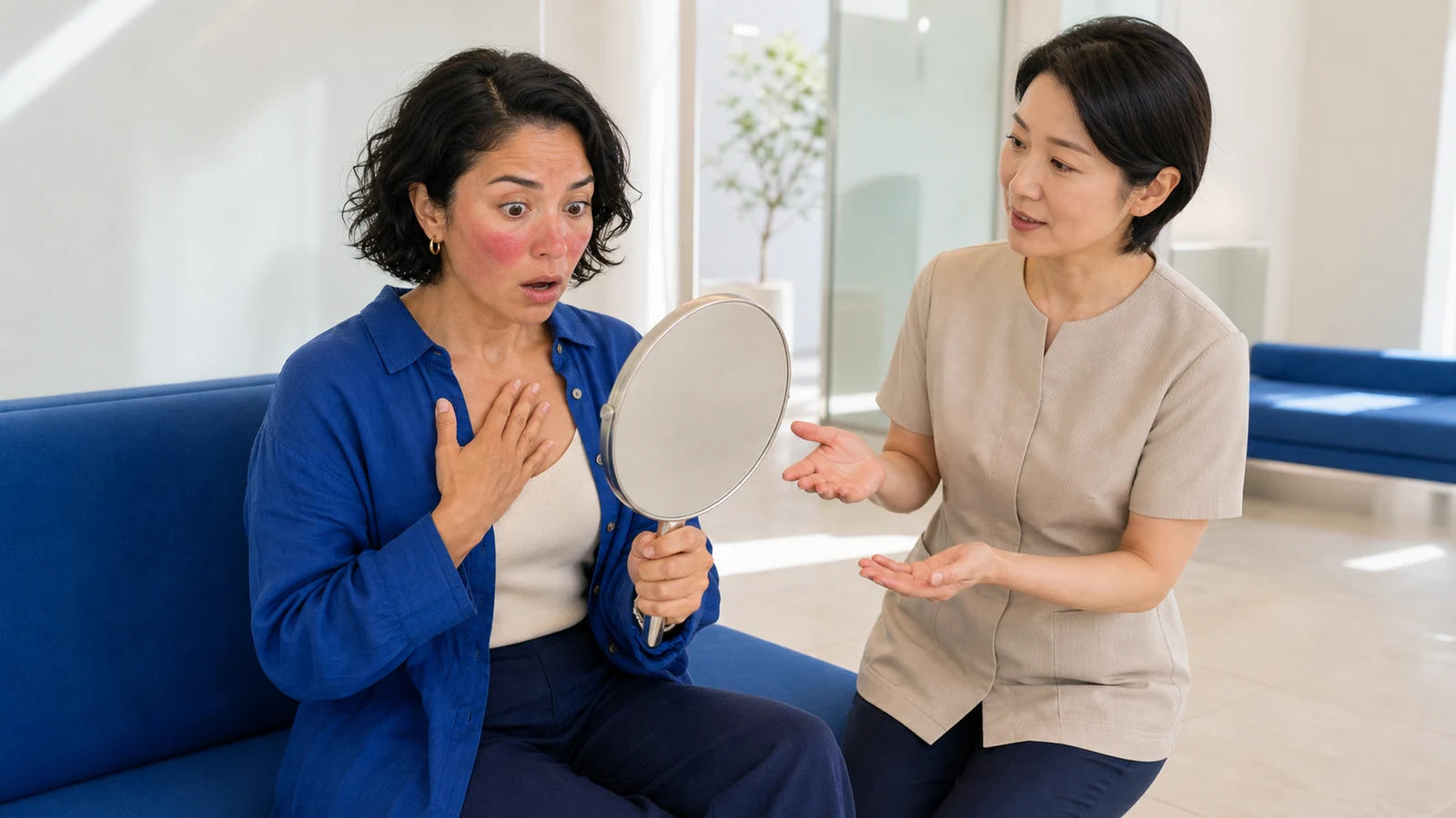 How long will my skin stay red after laser?