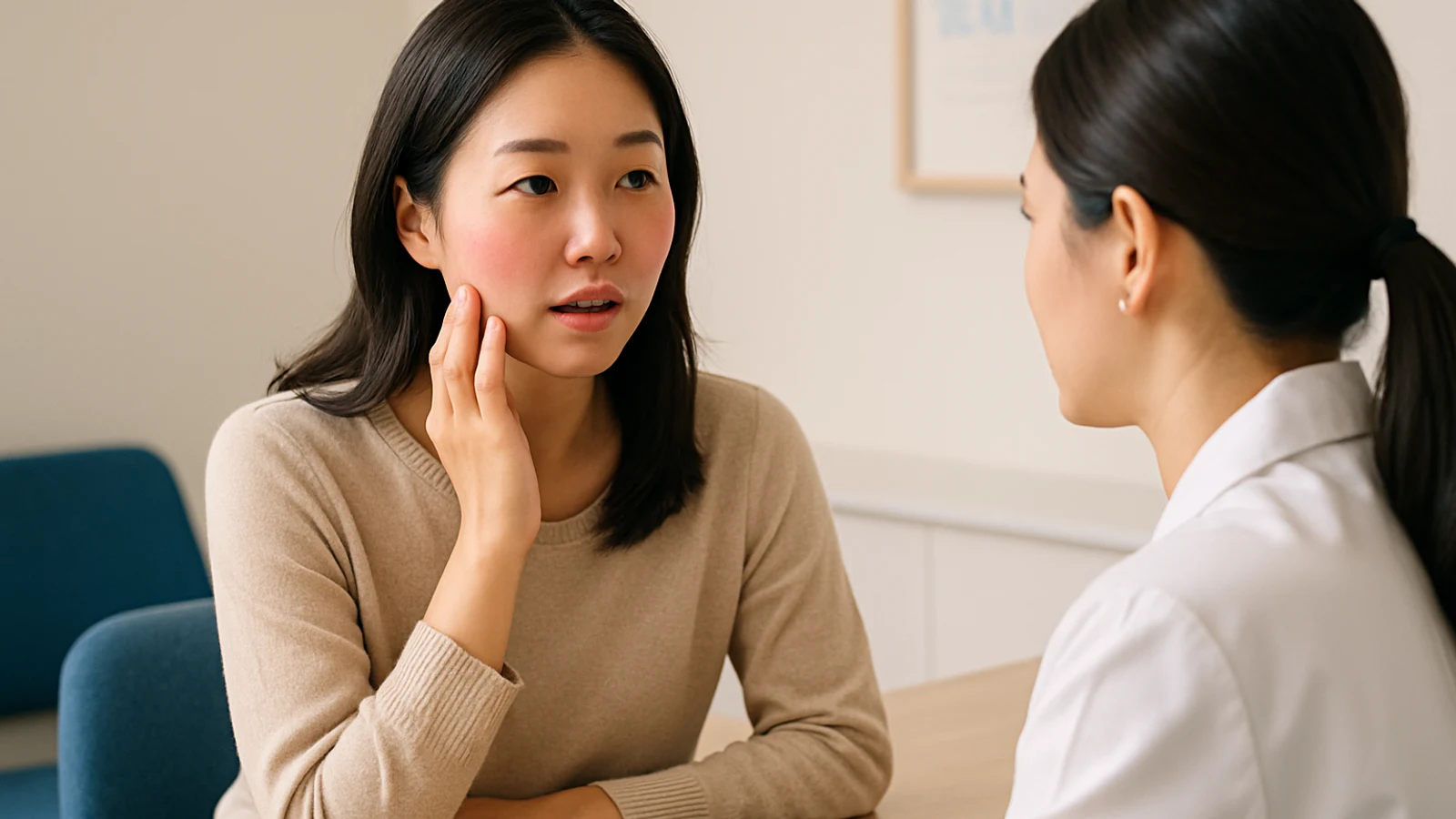 Why is redness worse a day after laser?